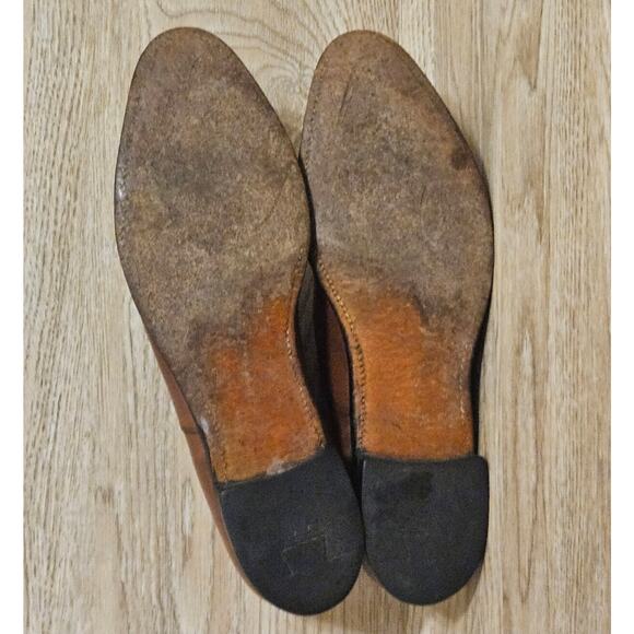 Stacy Adams Madison Oak Brown Leather Dress Shoes Oxford Cap Toe Mens Size 9.5 D - Picture 9 of 10